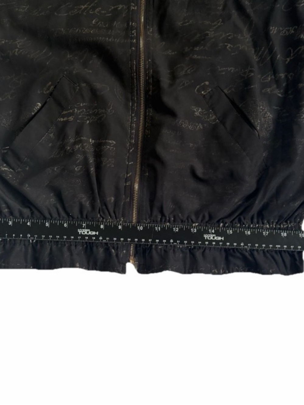 Vintage 80s 90s Windbreaker Track Suit Bomber Jacket & Pants Script Pattern L - Picture 7 of 16